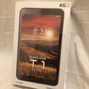 Cloud Mobile Sunshine T1 Elite Tablet 8" HD UNLOCKED FACTORY SEALED! W/TIKTOK!